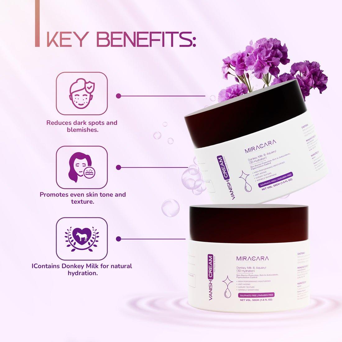 Miracara Vanishing Cream - Image 2