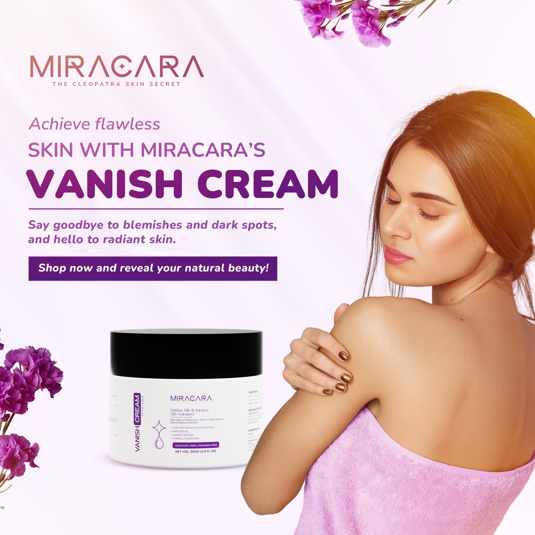 Miracara Vanishing Cream - Image 3